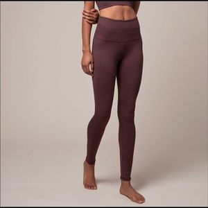Avocado fire leggings in truffle brown
